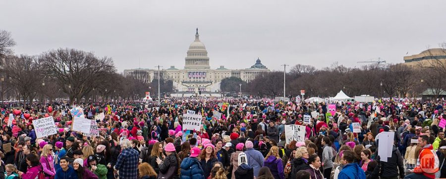 Thousands of women gathered in Washington, D.C. for the Womens March on January 21, 2017.