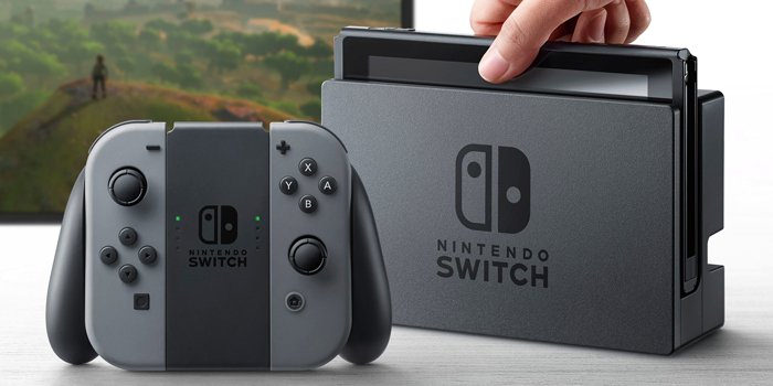 Nintendos newest gaming console, the Switch.