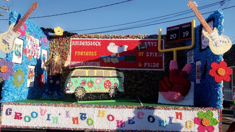 Junior class float won first place at this years Homecoming.