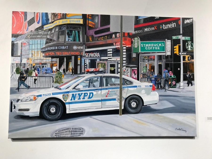 Times Square (Oil on Canvas)