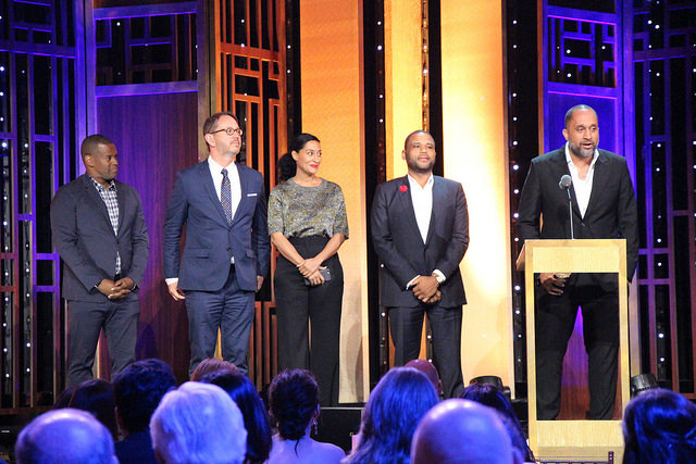 The cast and crew of Blackish at the Peabody Awards.
