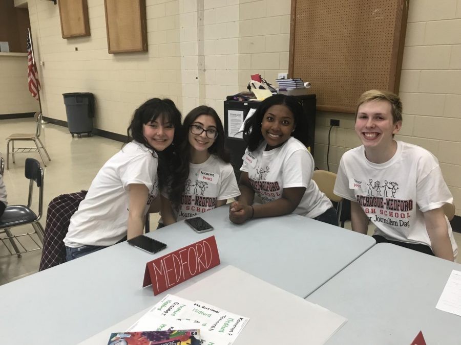 Staff writers and reporters were on hand throughout the event to help collaborate with kids and teach them the ropes about student journalism. 