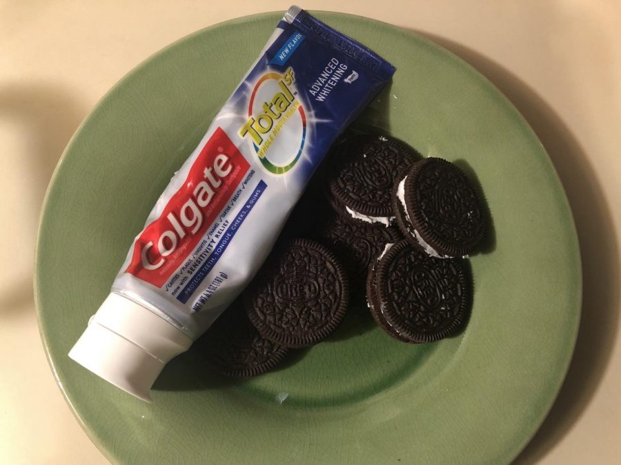 One of the oldest tricks to play on the unexpected: toothpaste filled Oreos.