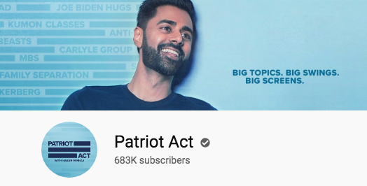 Patriot Act can be seen on Netflix or for free on YouTube for viewers interested in political comedy. 