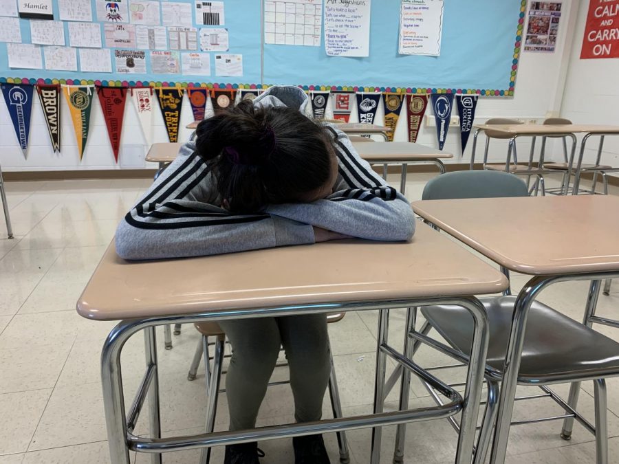 sleeping in school funny