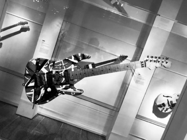 The infamous “Frankenstein” composite guitar is one of the most iconic guitars resides in the Metropolitan Museum of Art played the late Eddie Van Halen