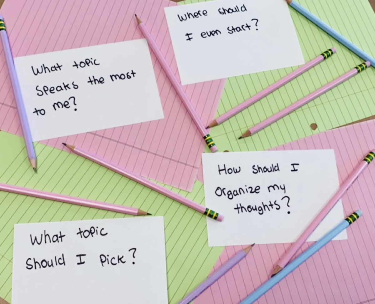 Using scrap paper and index card to organize your thoughts during the process of crafting your personal narrative essay can be useful and help you produce a better final product.
