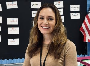 Mrs. Sbrocchi not only teaches English, but she also teaches people how to work with others and have a better understanding of the world.