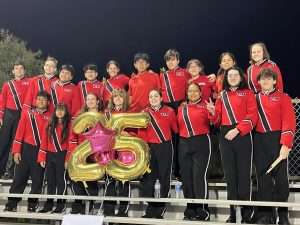 The marching band seniors of the 2025 class celebrated their Senior Night in Raider Stadium on Saturday, October 5th.