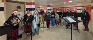 Music Students Sing Holiday Carols Before Break