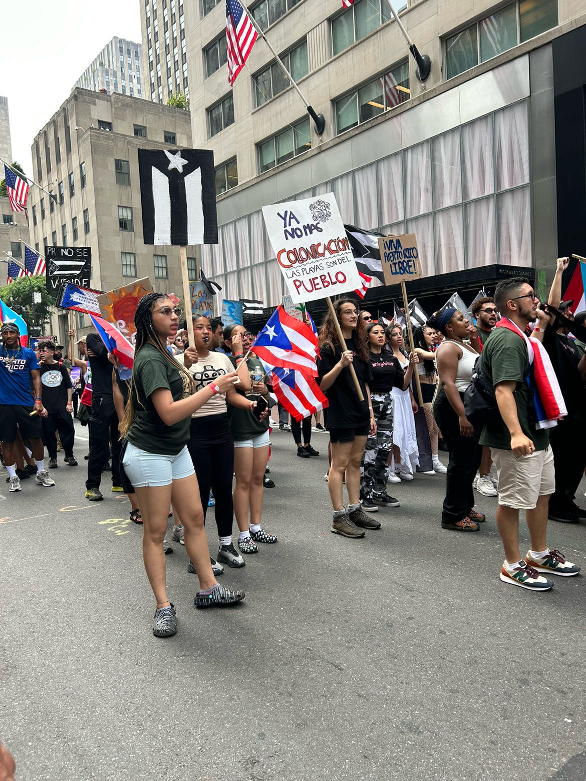 Boricua protest against statehood and encroaching U.S. influence over the island.