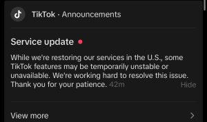 Uncertainty about TikTok's future still lies in the hearts of millions, despite the app currently working.