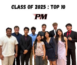 Let's hear for this year's Top Ten students. These gifted ten have spent the last four years taking some of the most challenging courses and securing their place as some of the brightest Pat Med has to offer. 