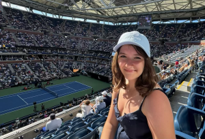 2025-2026 Editor in Chief Martina Costigliola enjoying her last days of summer at the US Open. 