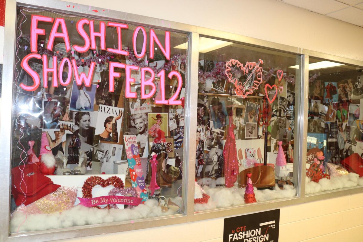 CTE Fashion students are getting ready for the Winter Fashion Show on February 12!