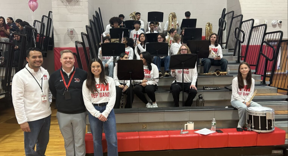 The debut of PMHS Pep Band