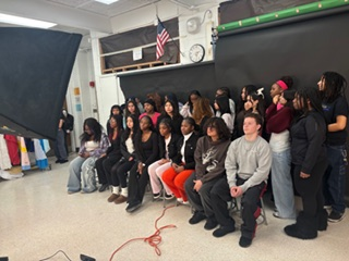 AACC members posing for a group photo. A diverse group of students join together to celebrate history and culture.