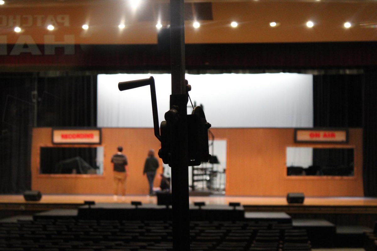 Getting ready for the production of this year's musical, Leader of the Pack.