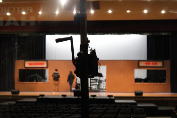 Getting ready for the production of this year's musical, Leader of the Pack.