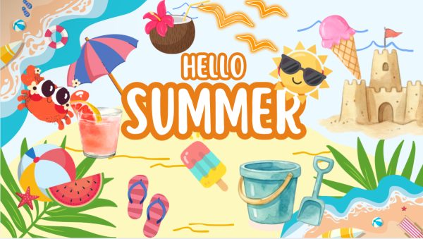There is no reason to stay in and scroll this summer. Check out the full list of creative and healthy ways to stay active and busy. Image created in Canva.